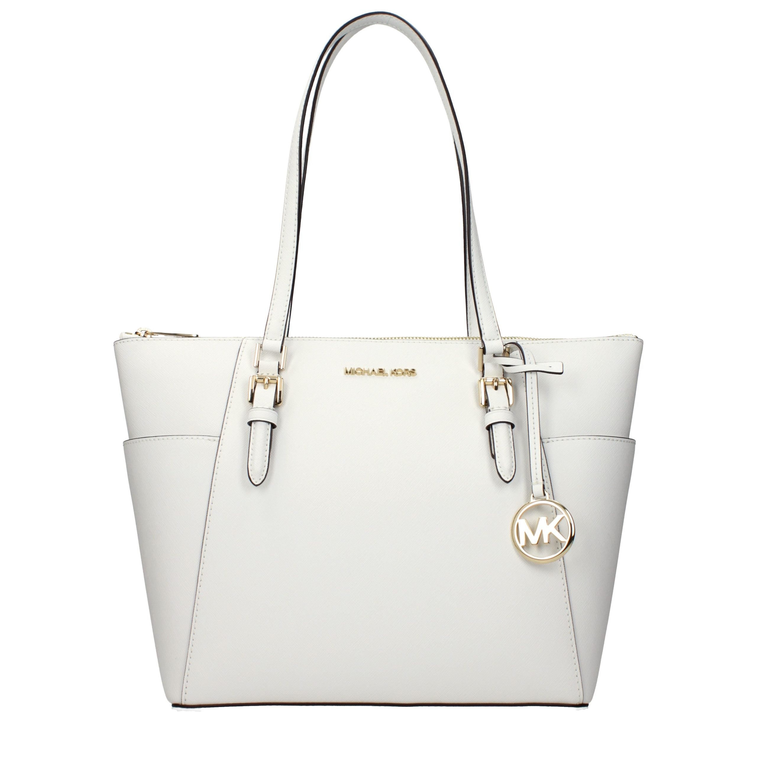 Sac à main en cuir blanc Michael Kors