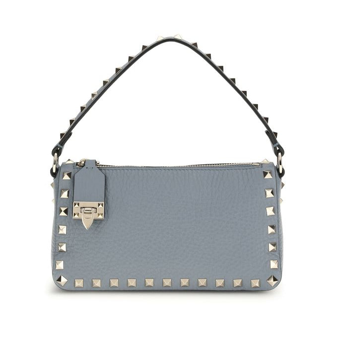 Valentino Garavani blue calf leather Bos Taurus shoulder bag