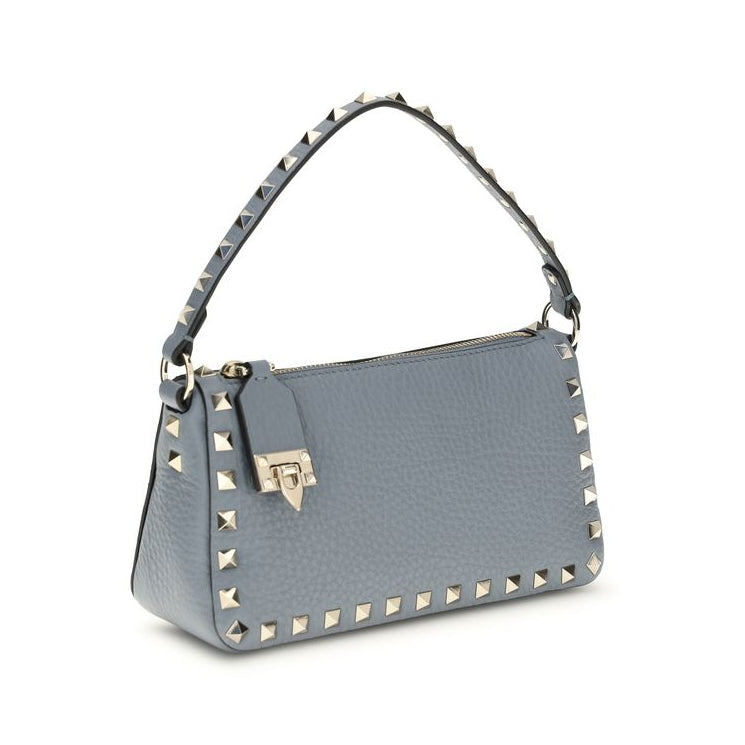 Valentino Garavani blue calf leather Bos Taurus shoulder bag