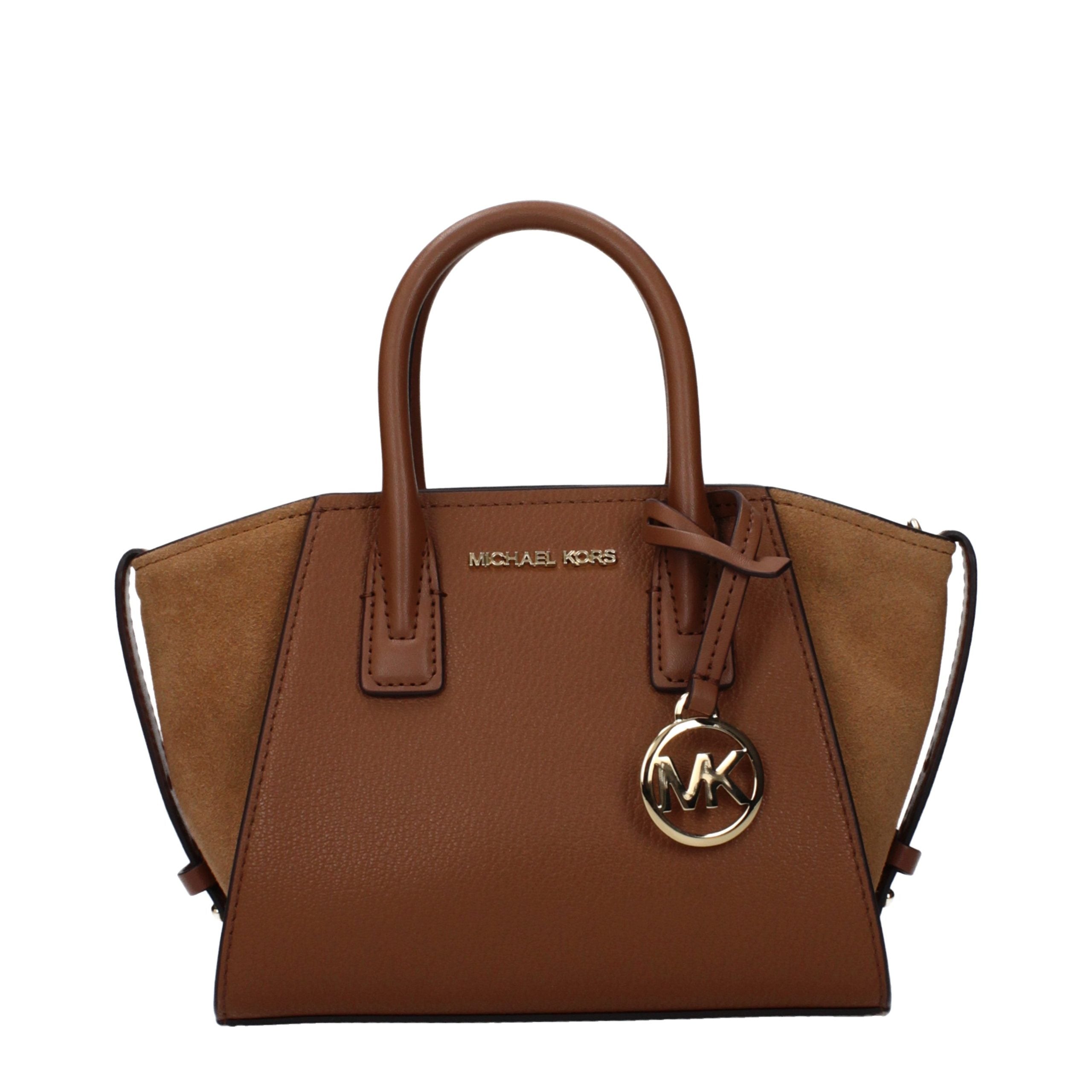 Sac à main en cuir marron Michael Kors