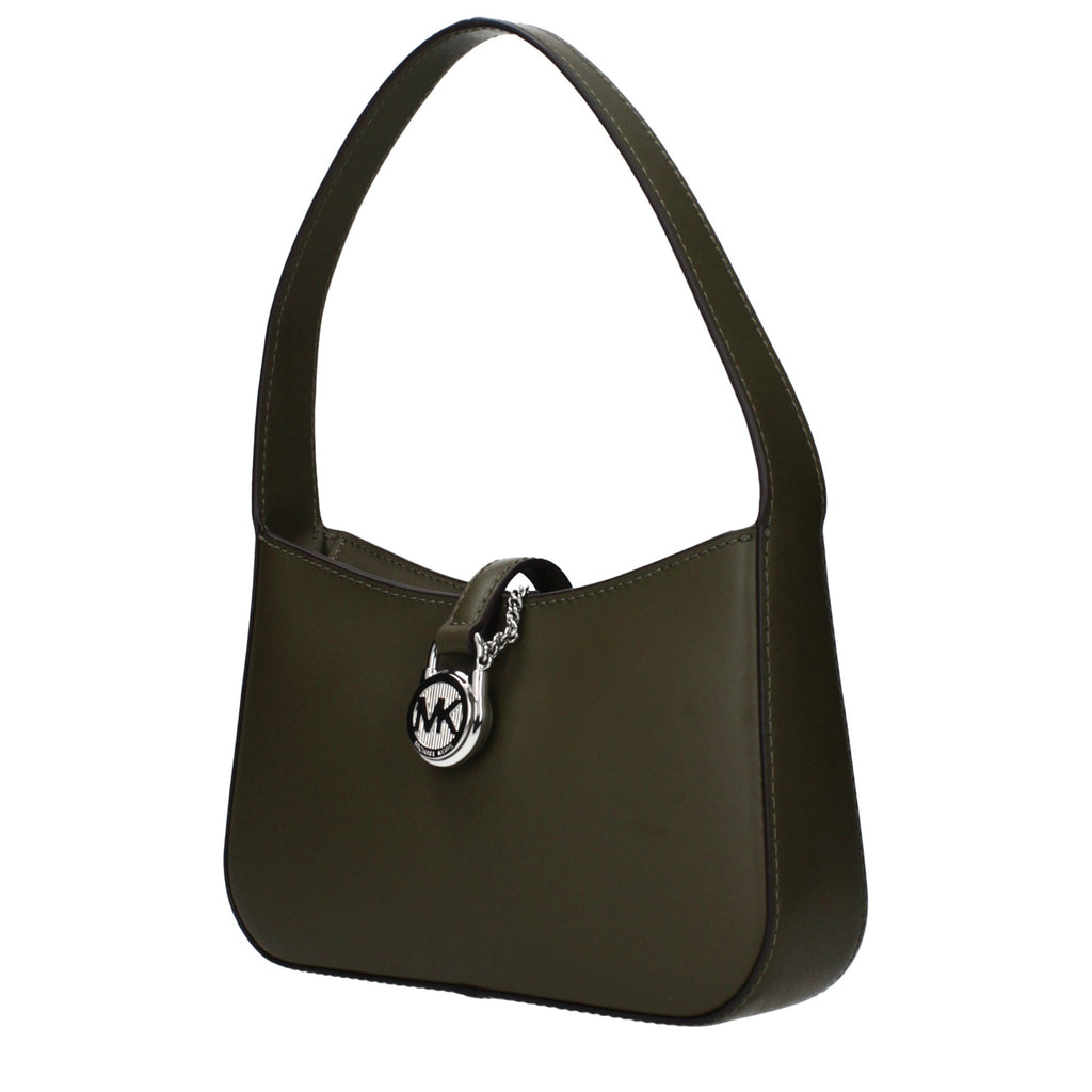 Sac à main en cuir vert Michael Kors