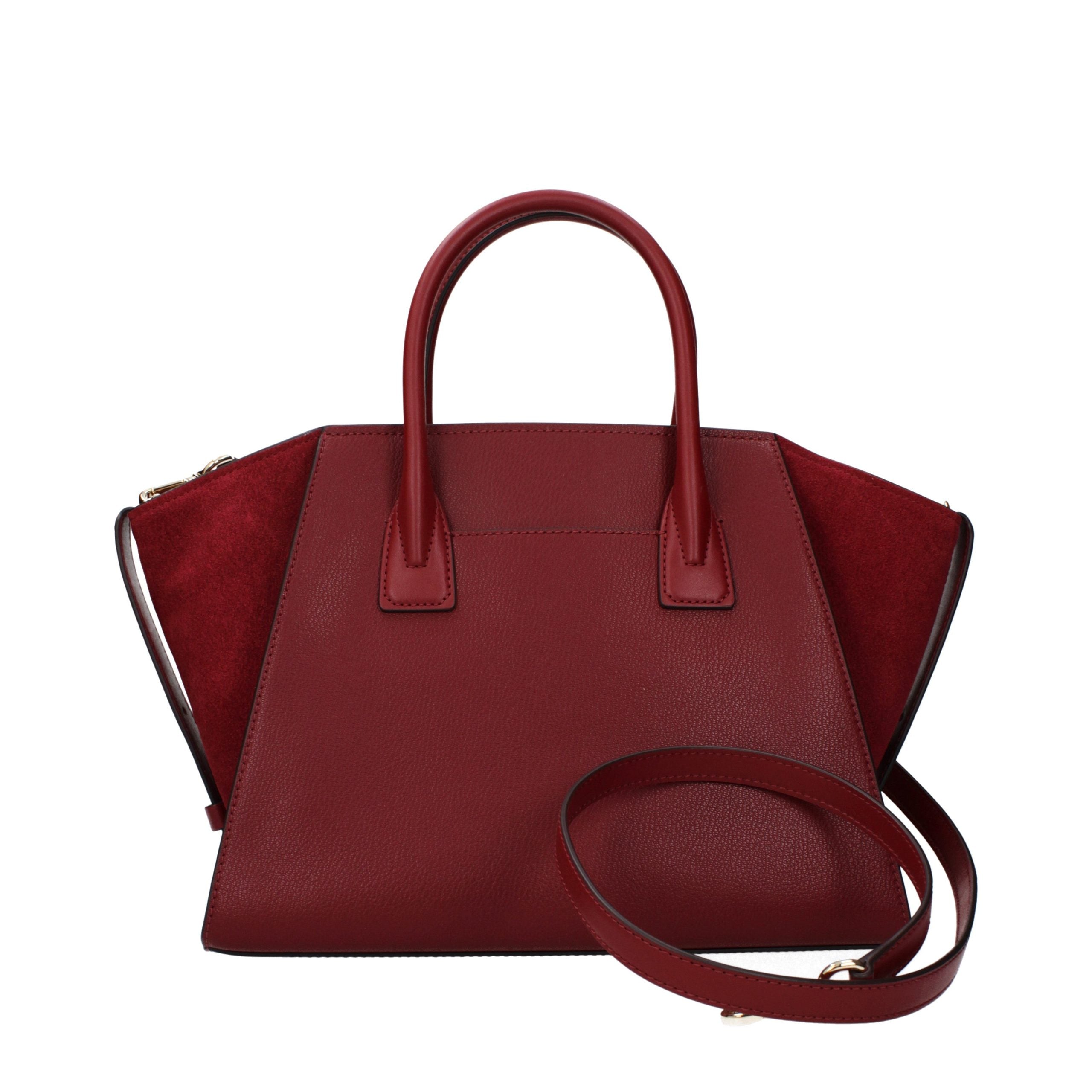 Sac à main en cuir rouge Michael Kors