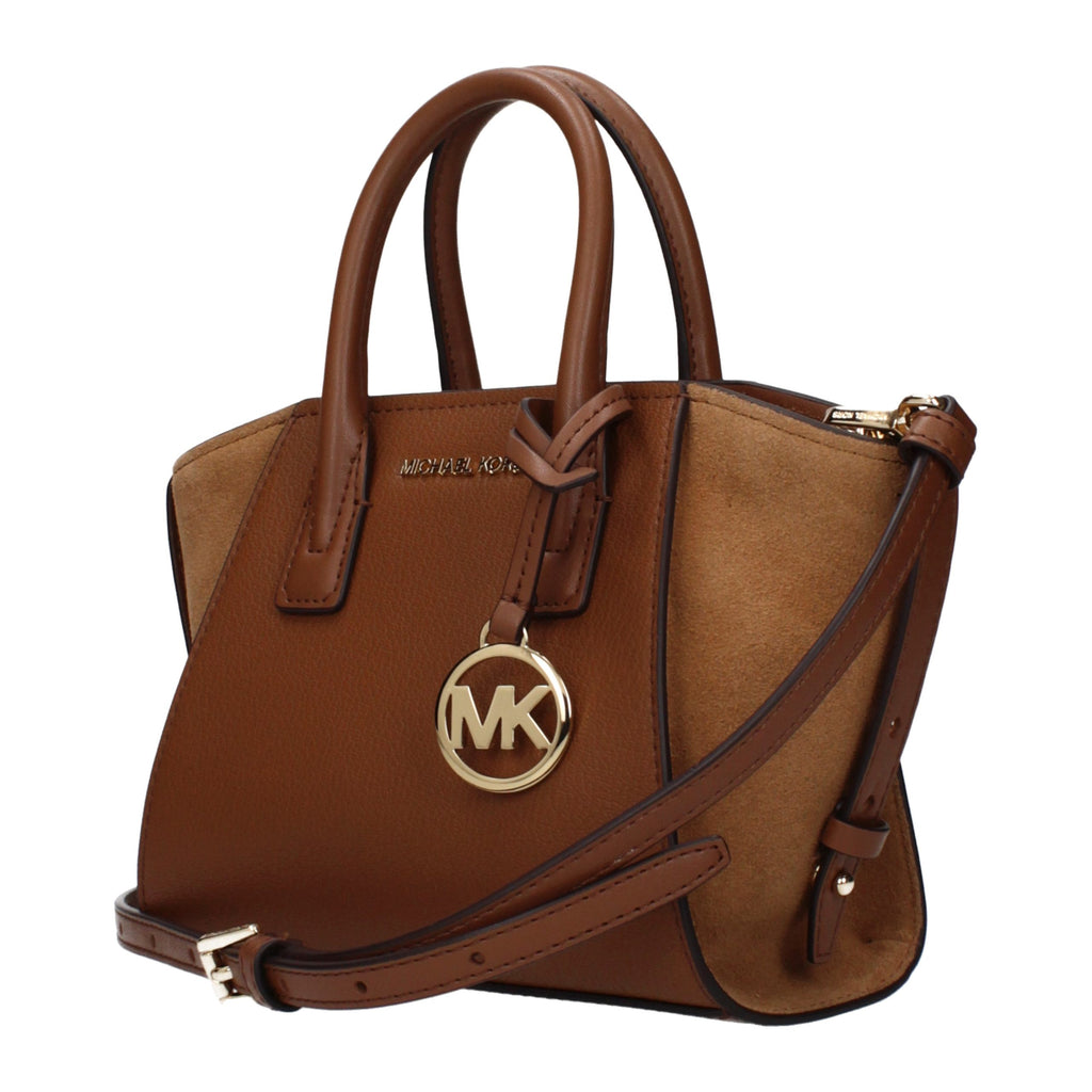 Sac à main en cuir marron Michael Kors