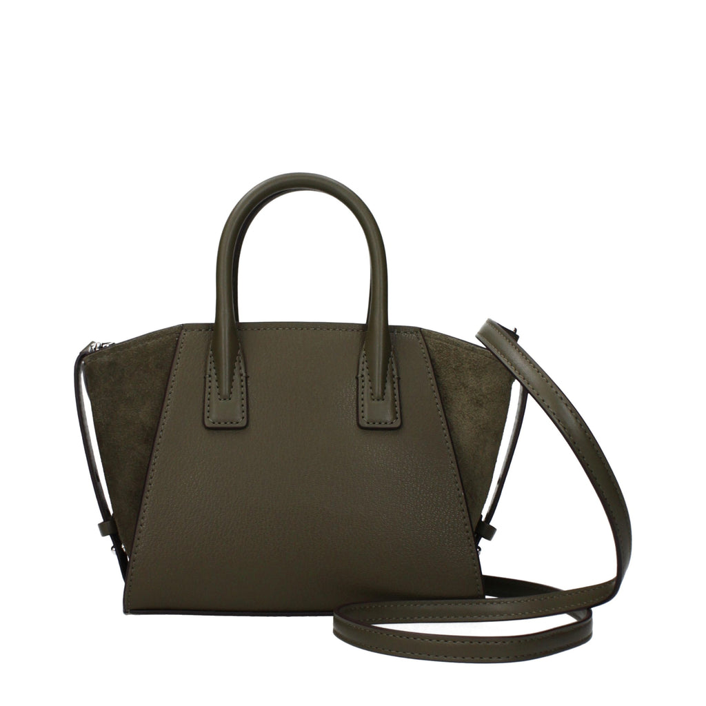 Sac à main en cuir vert Michael Kors