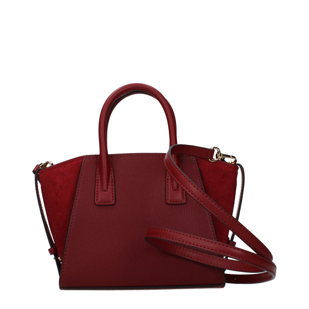 Sac à main en cuir rouge Michael Kors