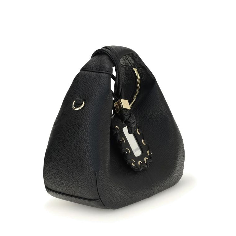 Black Recycled Polyester Handbag Ganni