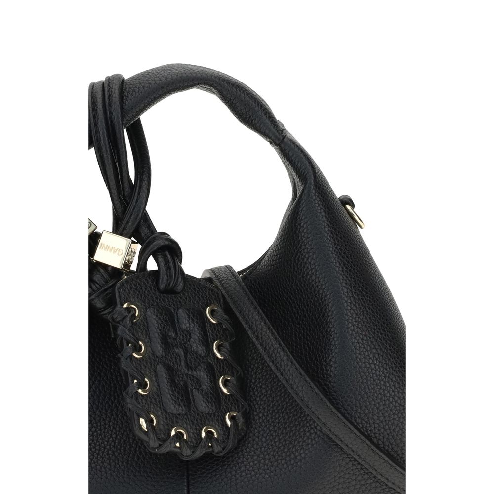 Black Recycled Polyester Handbag Ganni