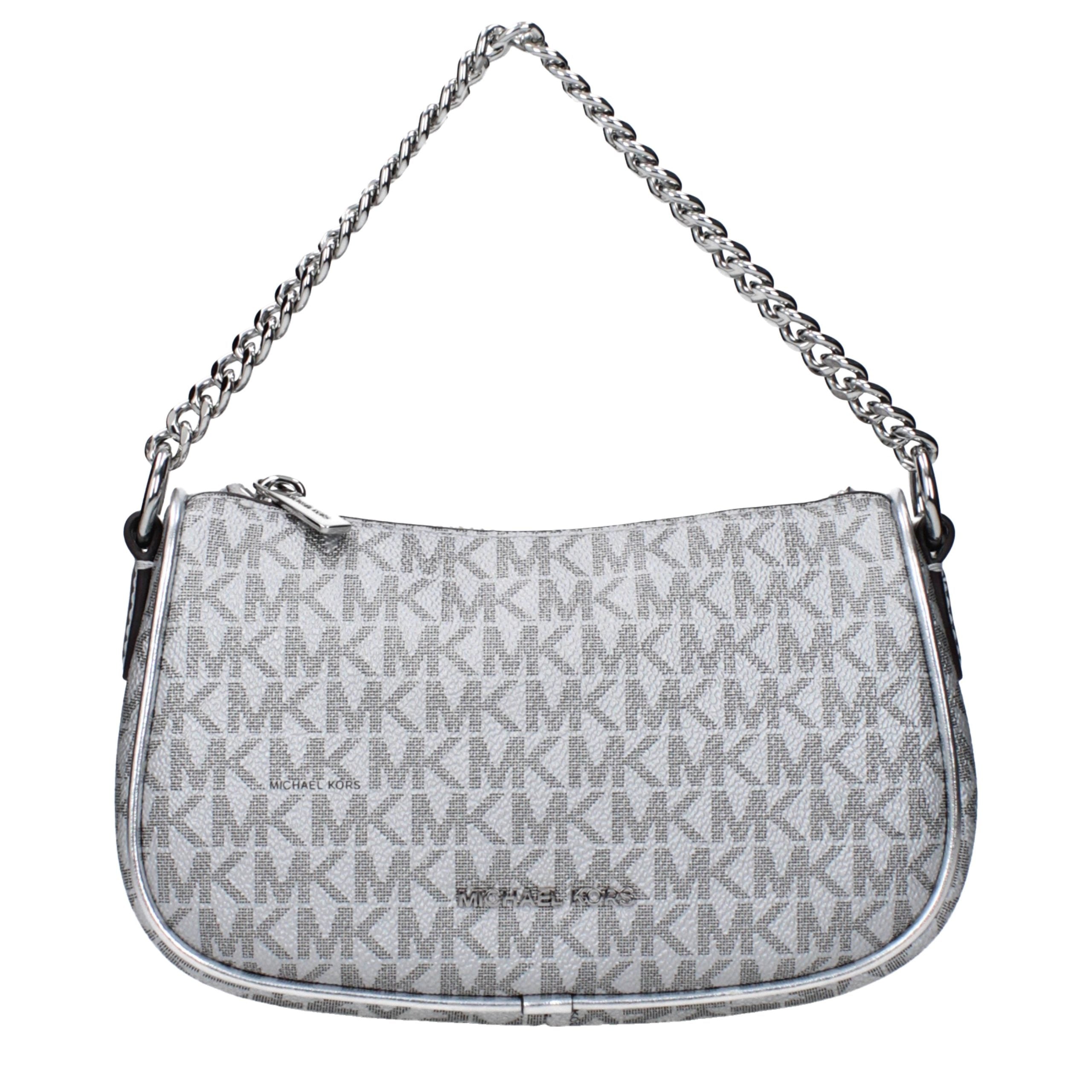 Sac bandoulière en tissu gris Michael Kors