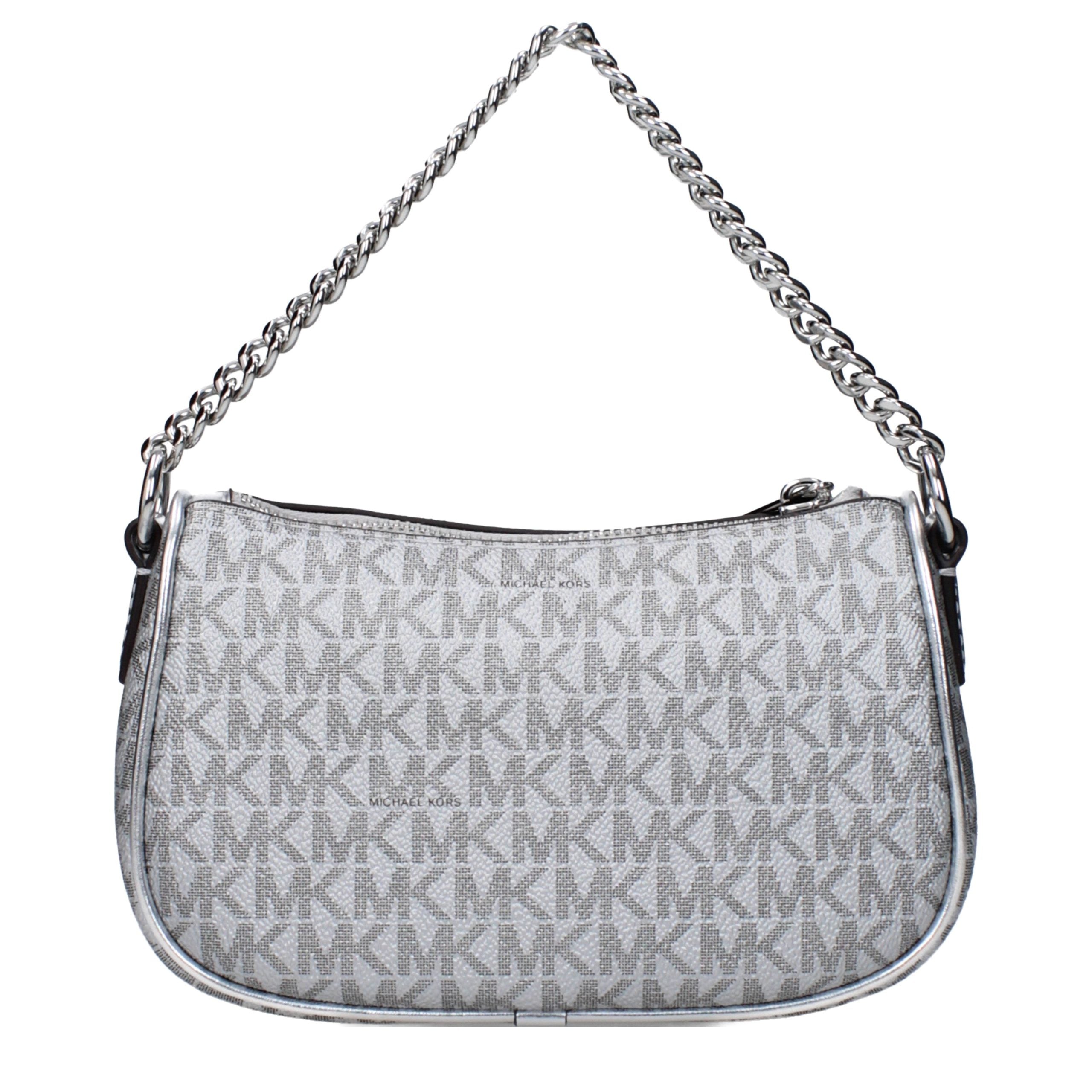 Sac bandoulière en tissu gris Michael Kors
