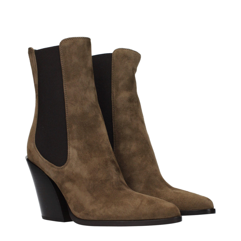 Bottines en cuir marron Jimmy Choo