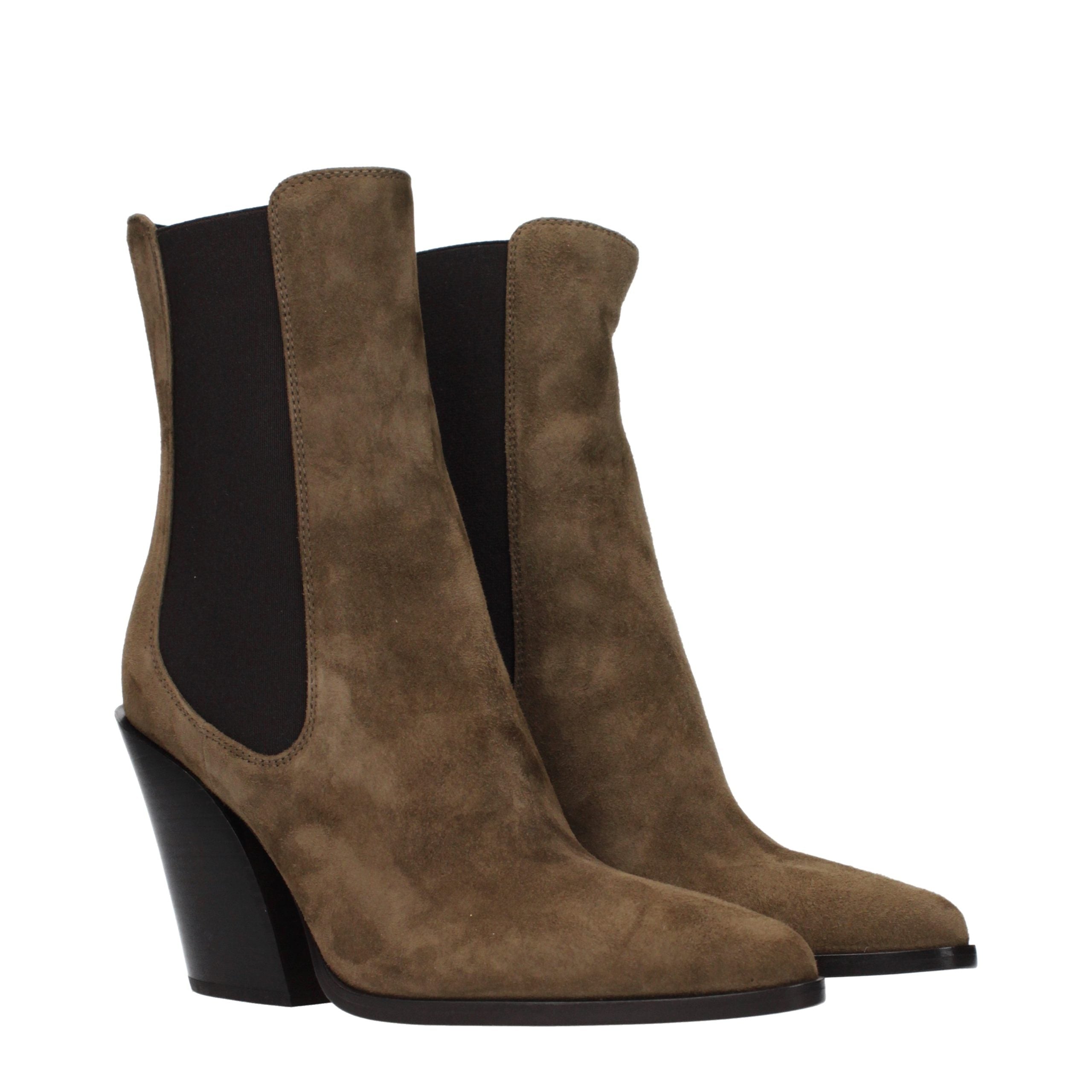 Bottines en cuir marron Jimmy Choo
