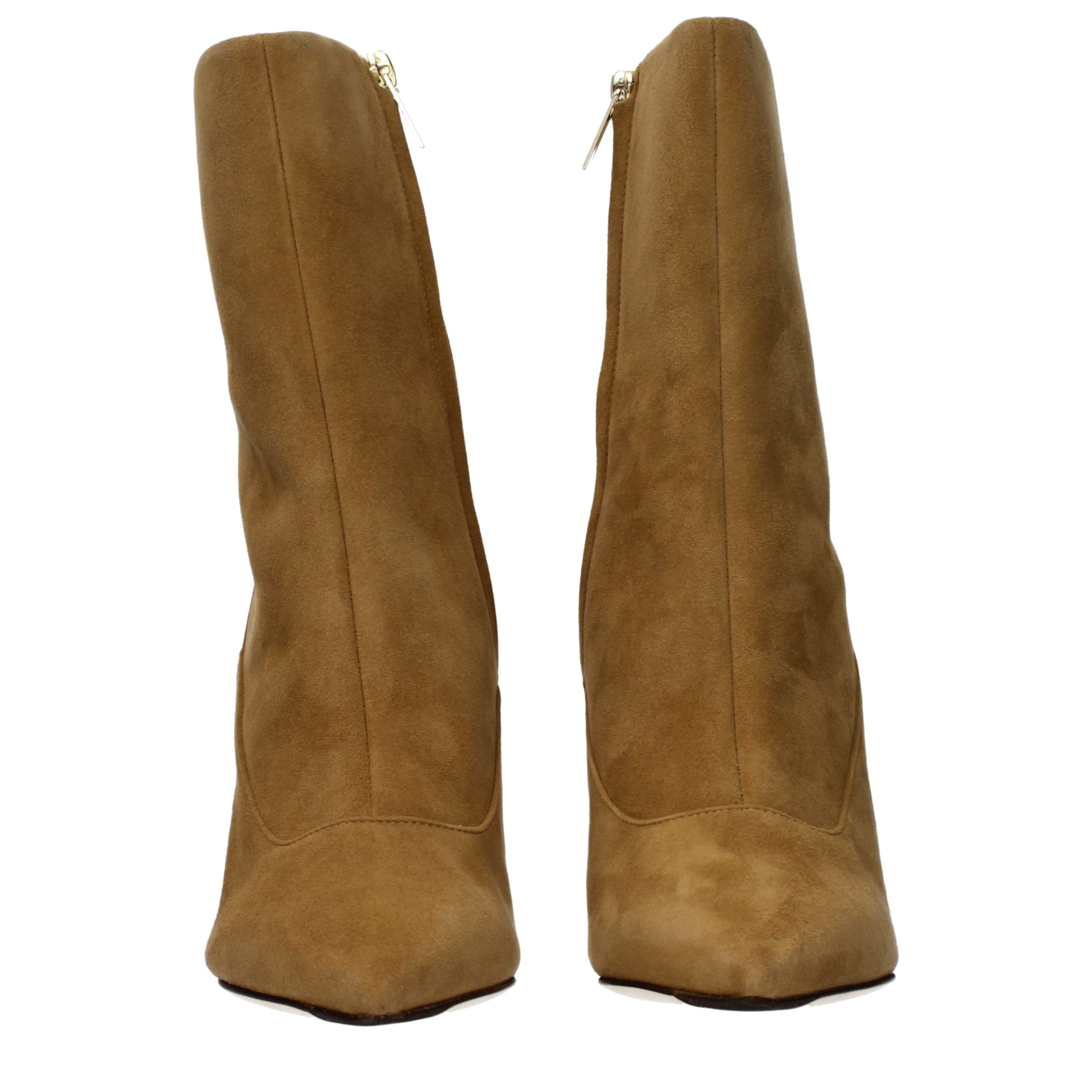 Bottines en cuir marron Jimmy Choo