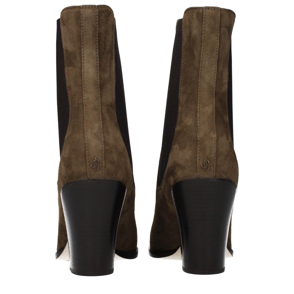 Bottines en cuir marron Jimmy Choo