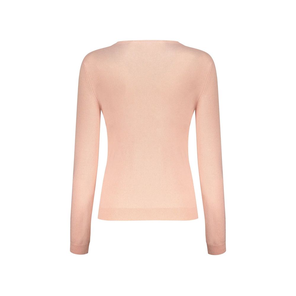 Sweat manche longue rose en angora Valentino