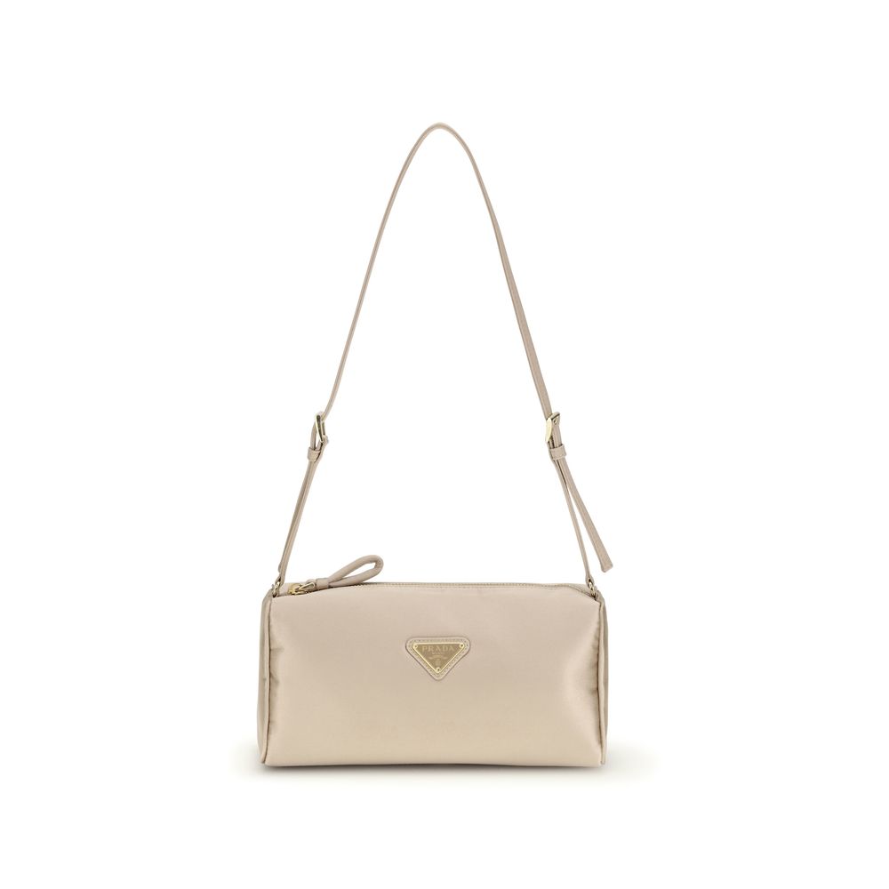 Sac bandoulière en soie Prada