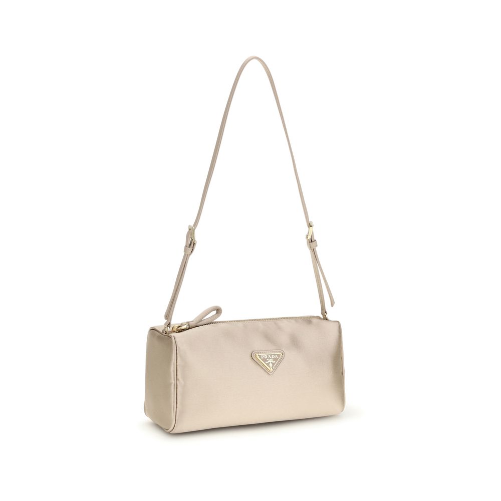 Sac bandoulière en soie Prada