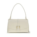Sac bandoulière Bos Taurus en cuir de veau blanc Ferragamo