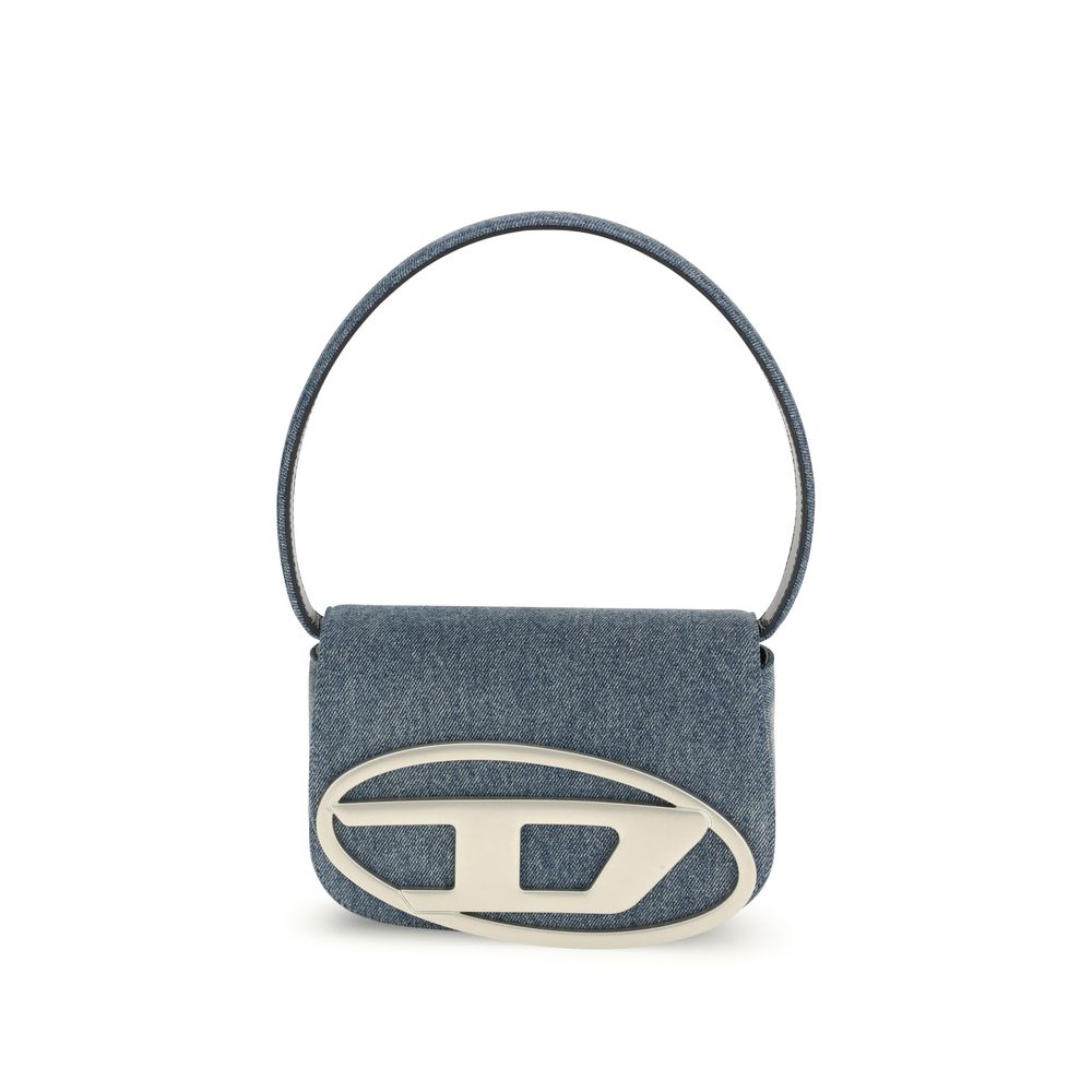 Sac bandoulière en coton bleu Diesel