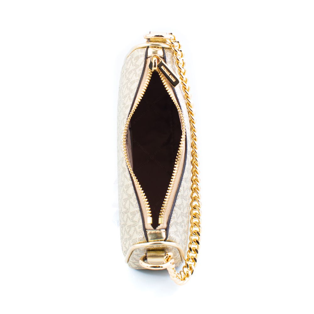 Sac bandoulière en toile dorée Michael Kors