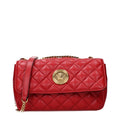 Sac bandoulière en cuir rouge Versace
