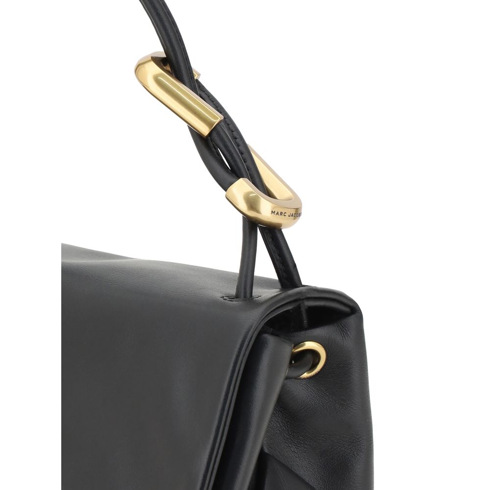 Sac bandoulière Bos Taurus en cuir de veau noir Marc Jacobs
