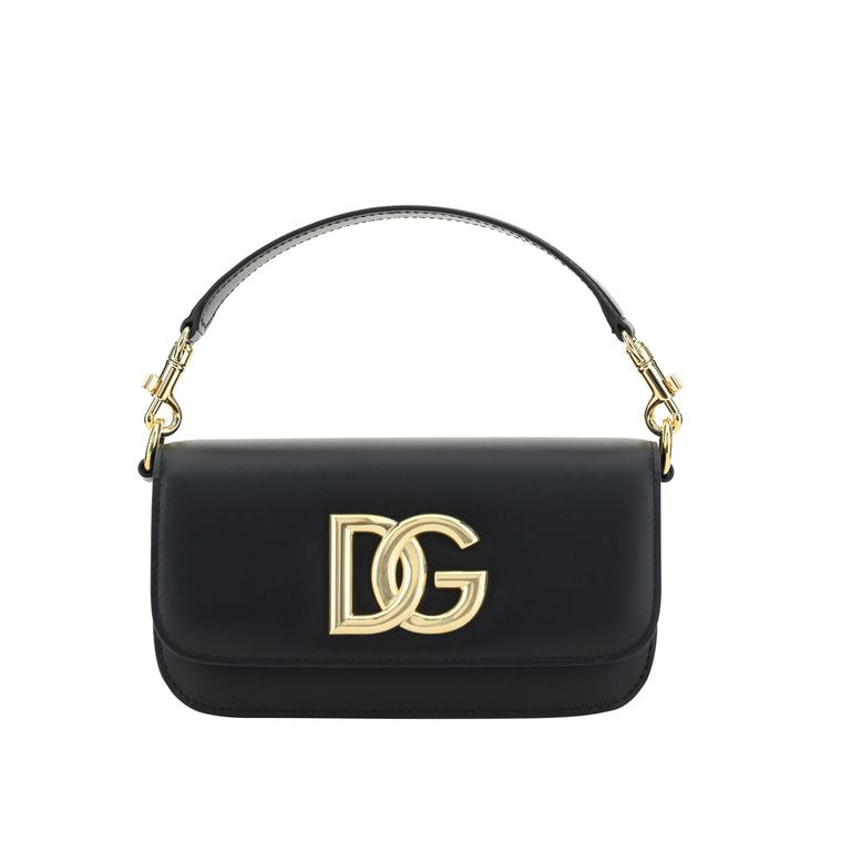 Sac à main Bos Taurus en cuir de veau noir Dolce&Gabbana