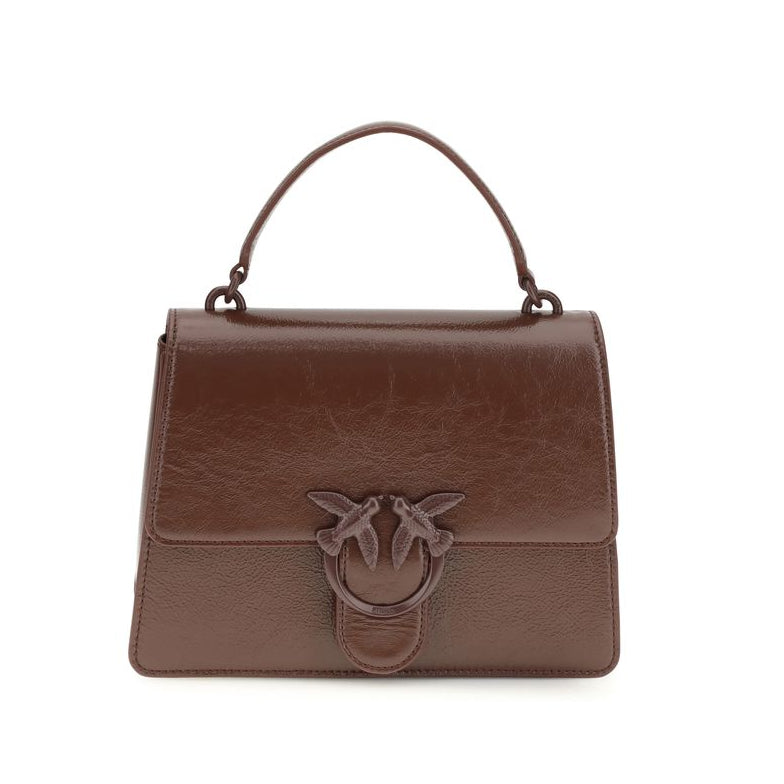 Sac à main Ovis Bélier en agneau marron Pinko