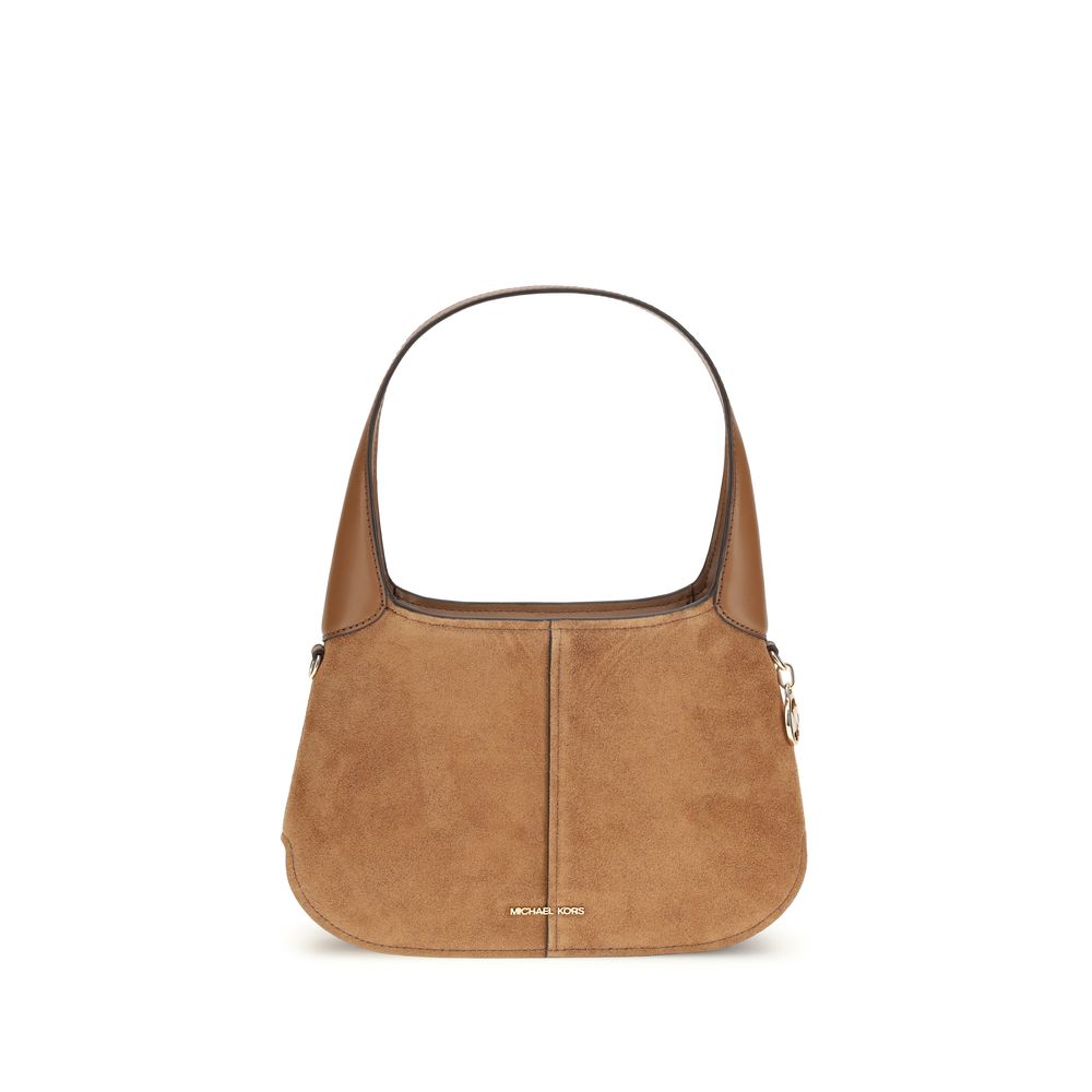 Sac bandoulière Bos Taurus en cuir de veau beige Michael Kors