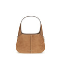 Sac bandoulière Bos Taurus en cuir de veau beige Michael Kors