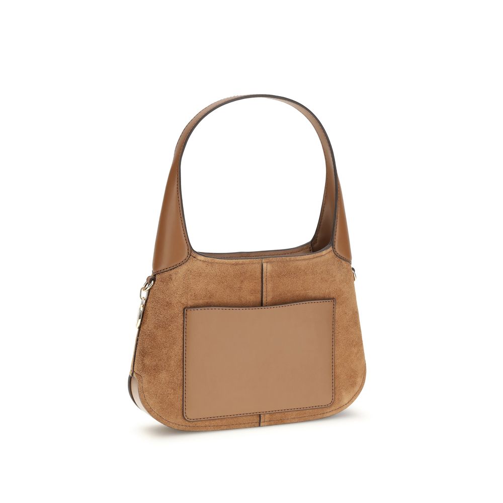 Sac bandoulière Bos Taurus en cuir de veau beige Michael Kors