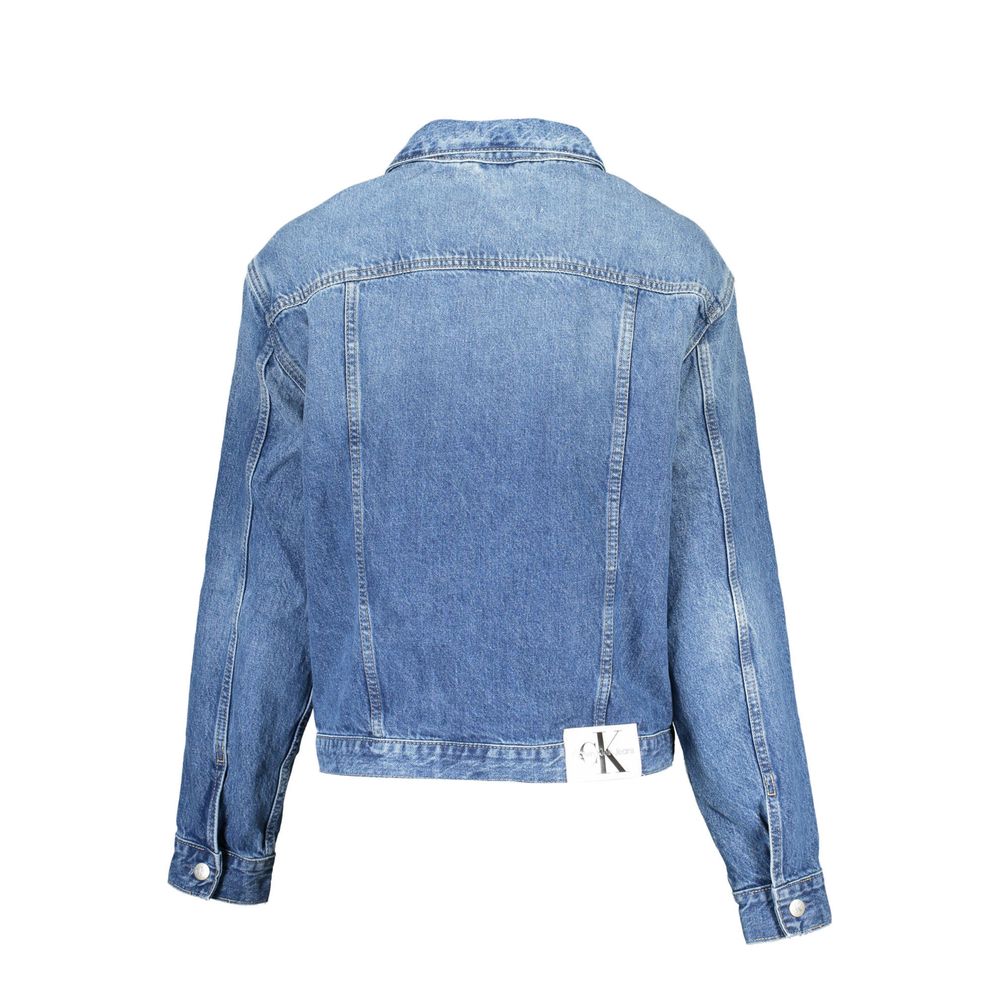 Veste en coton bleu clair Calvin Klein