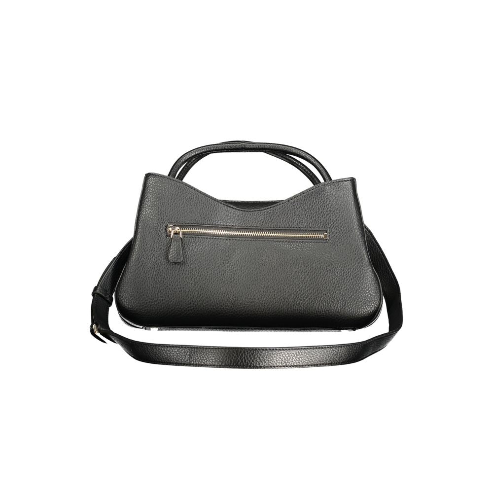 Sac à main en polyuréthane noir Guess