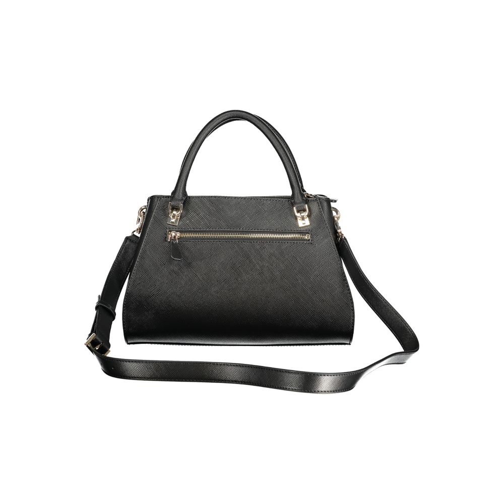Sac à main en polyuréthane noir Guess