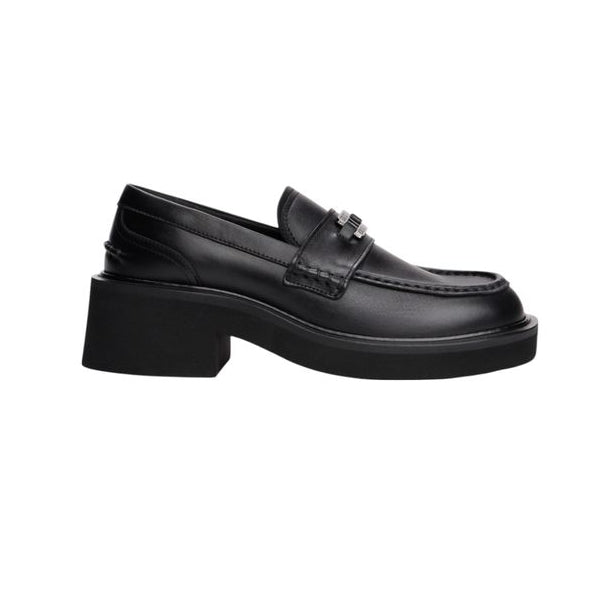 Mocassins en cuir noir Tommy Hilfiger