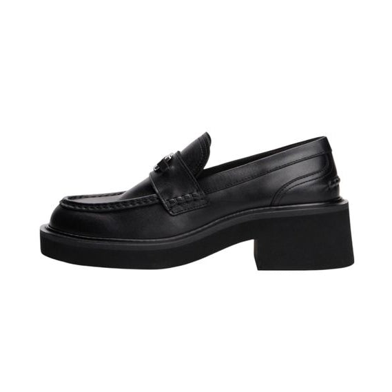 Mocassins en cuir noir Tommy Hilfiger