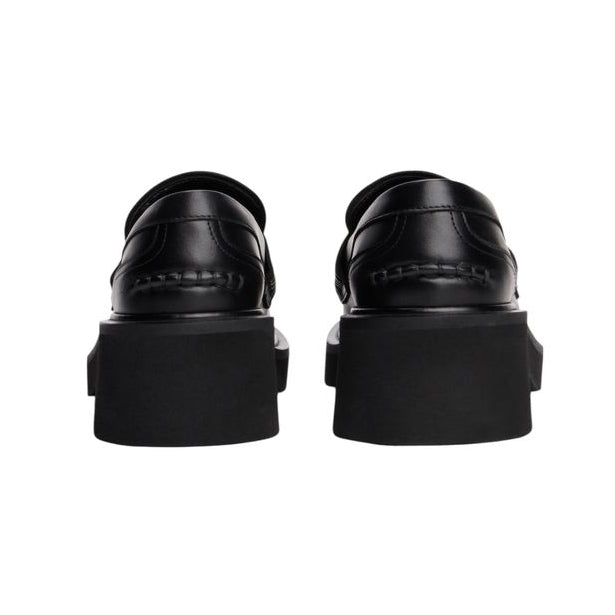 Mocassins en cuir noir Tommy Hilfiger