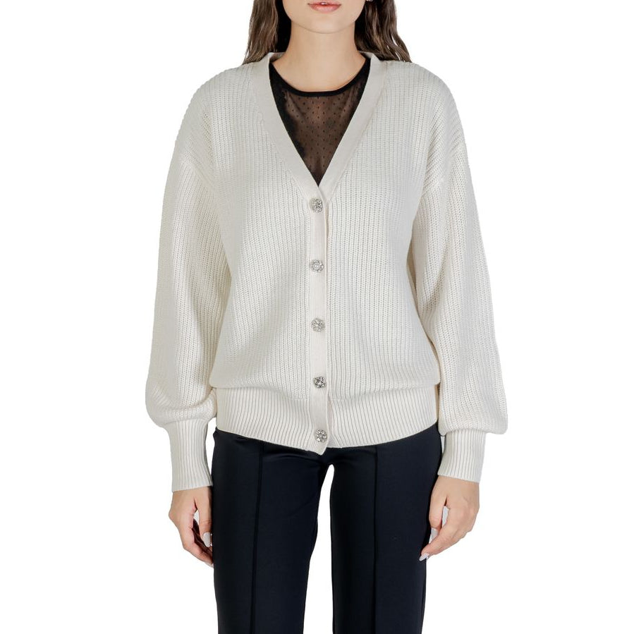 Gilet en coton crème Guess