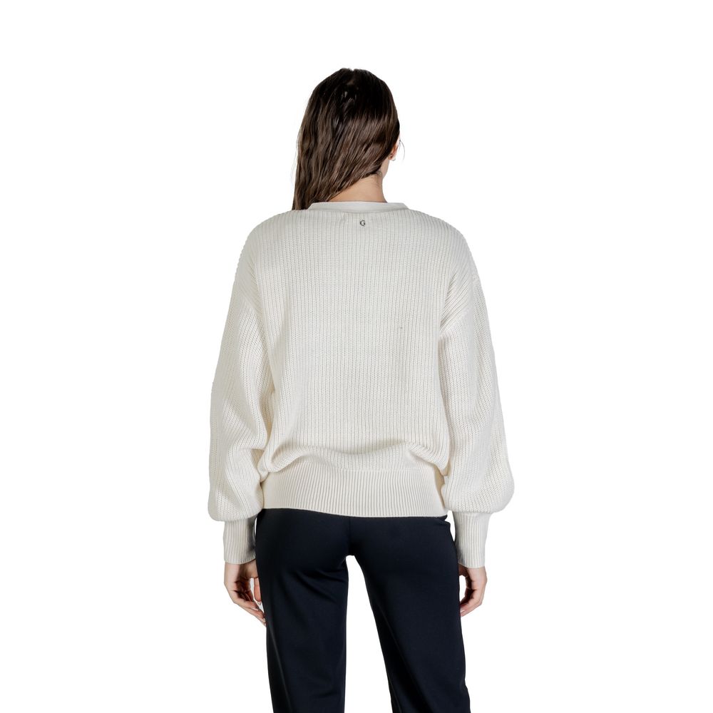 Gilet en coton crème Guess