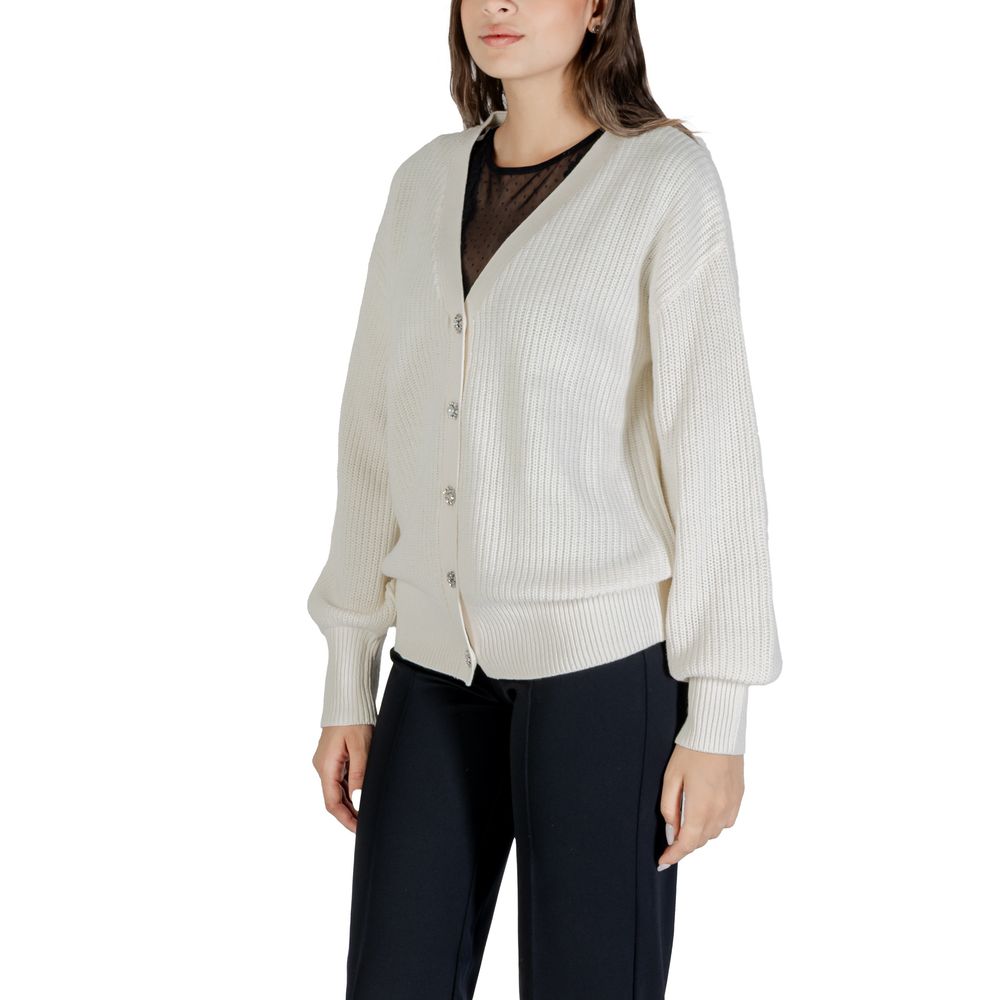 Gilet en coton crème Guess