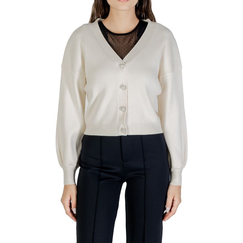 Gilet en viscose crème Guess