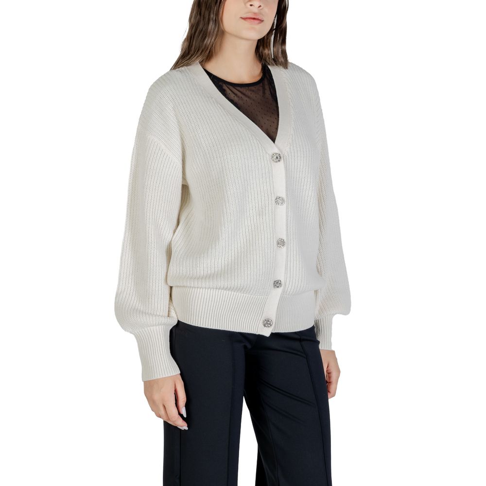 Gilet en coton crème Guess