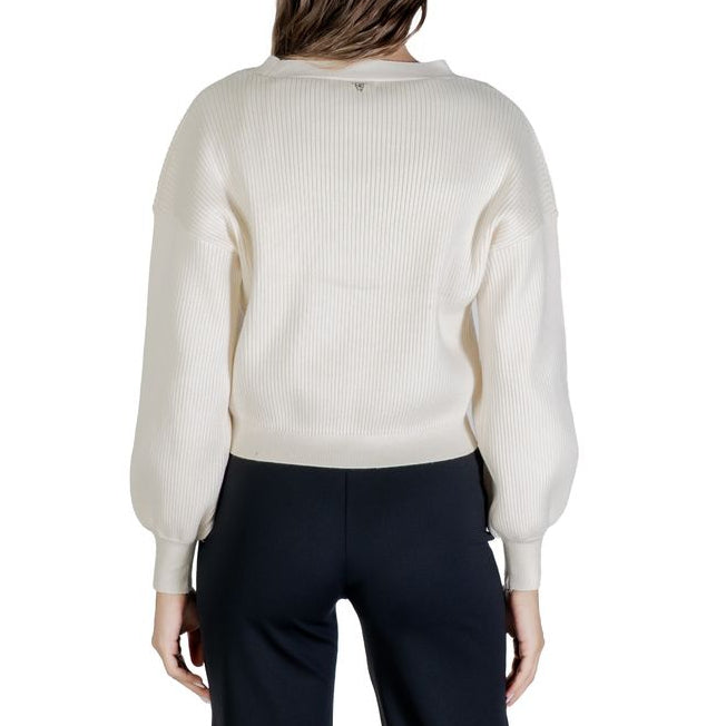 Gilet en viscose crème Guess