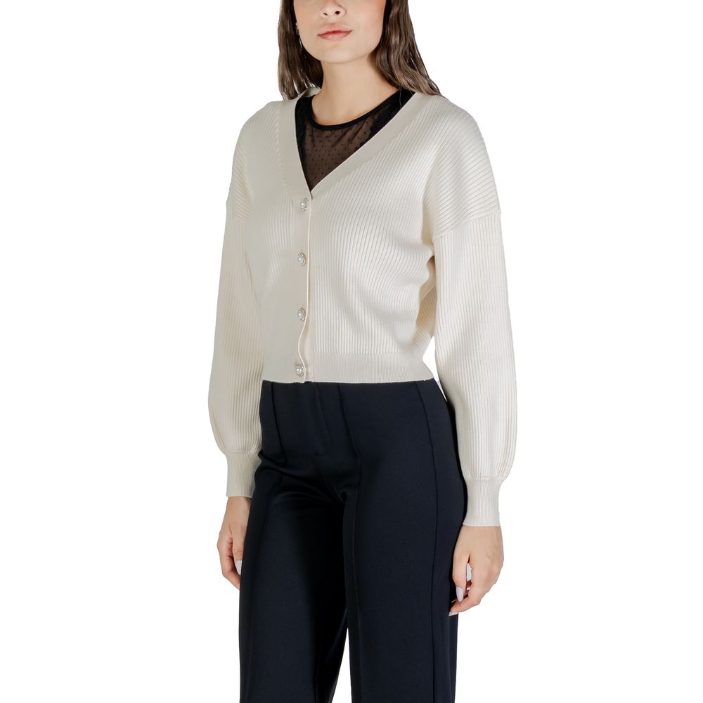 Gilet en viscose crème Guess