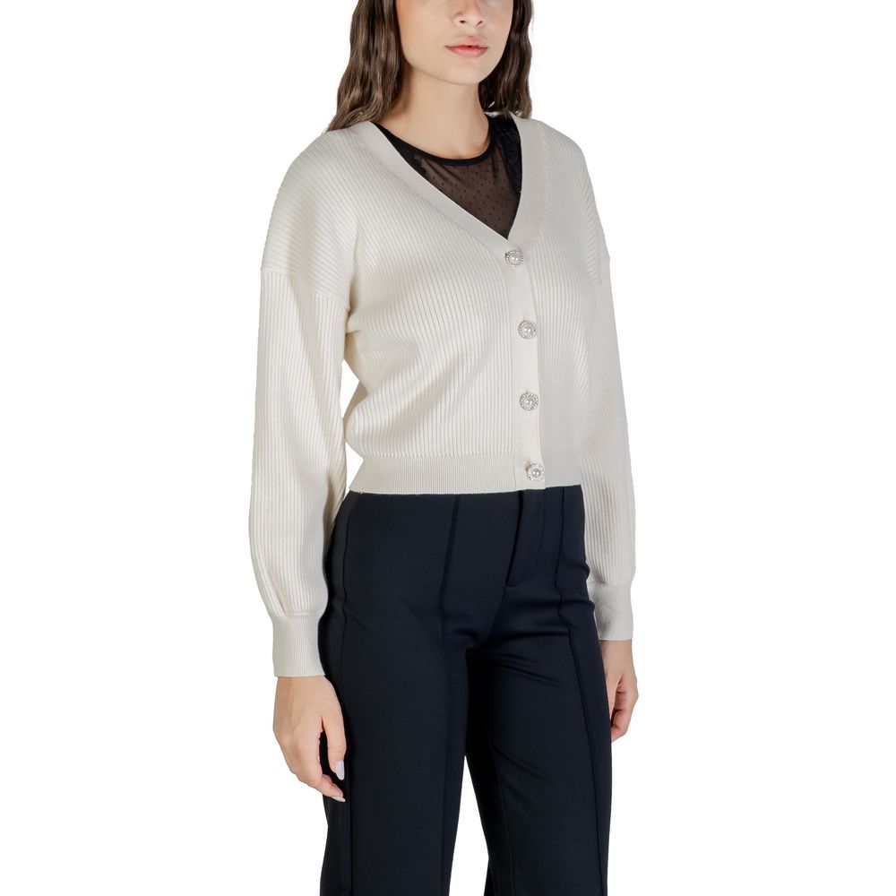 Gilet en viscose crème Guess