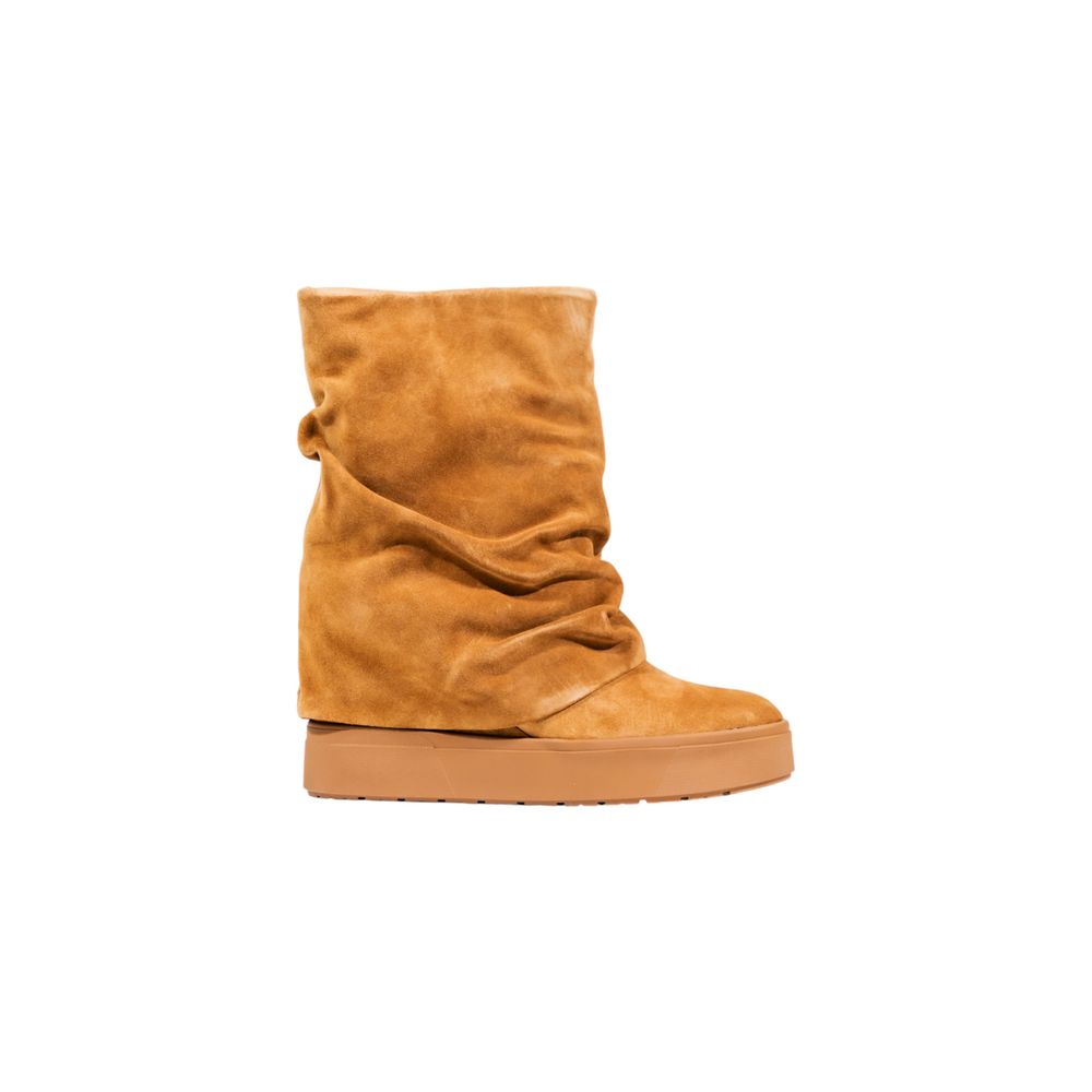 Bottines en daim beige Guess