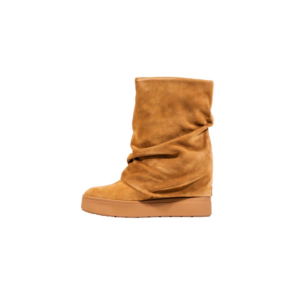 Bottines en daim beige Guess