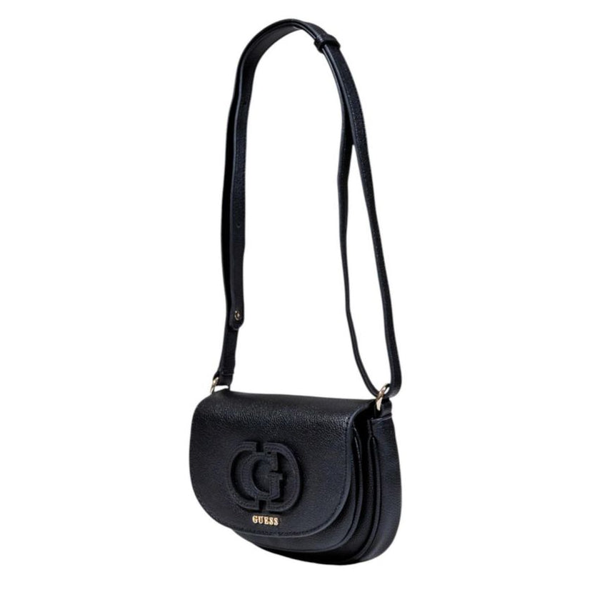 Sac bandoulière en polyéthylène noir Guess