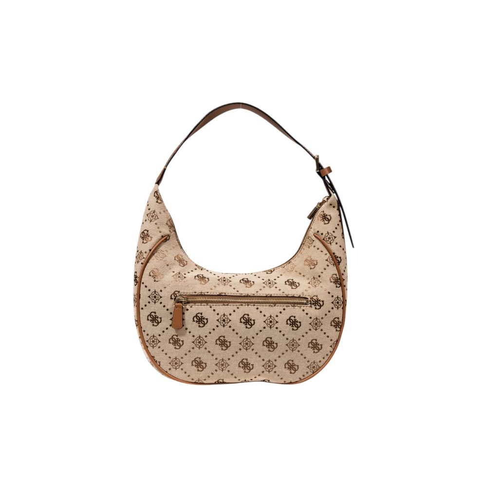 Sac à main beige en polyester guess