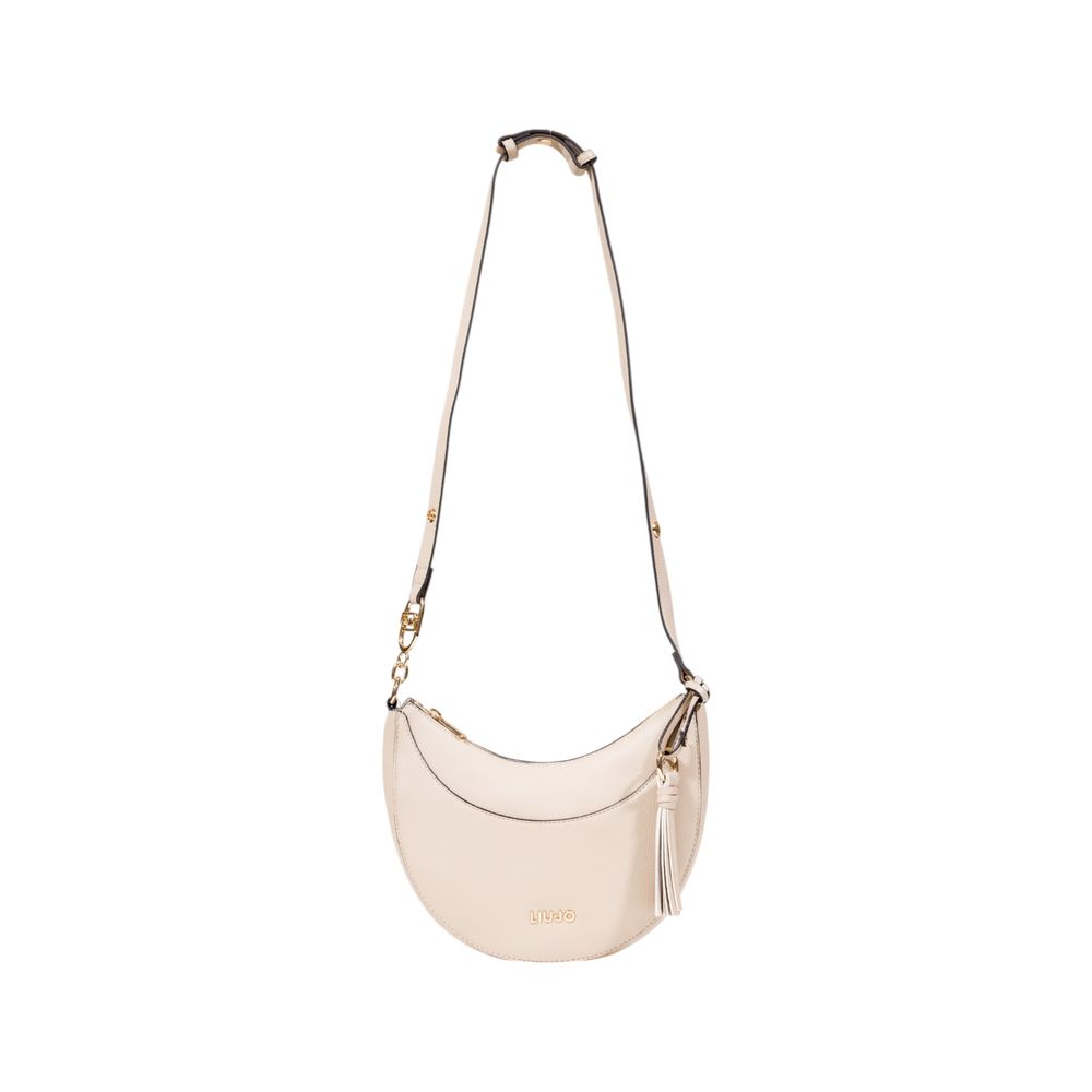 Sac bandoulière beige en polyéthylène Liu Jo