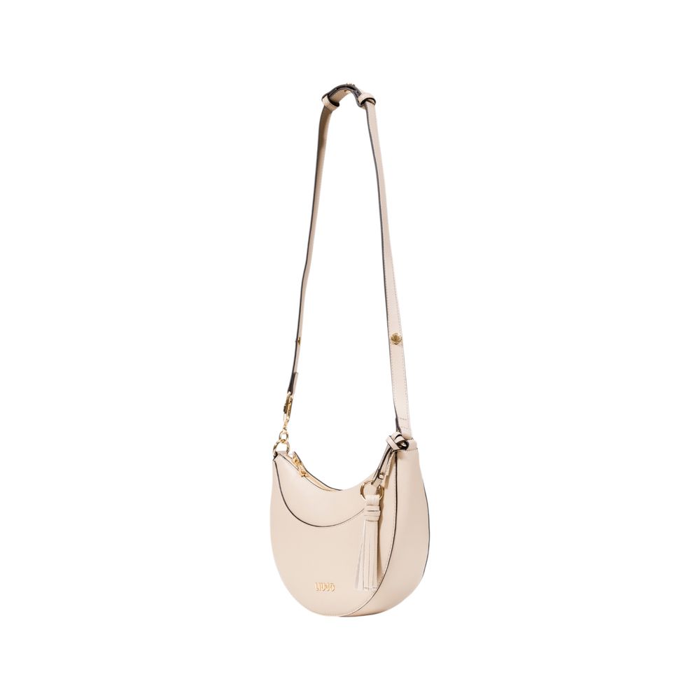 Sac bandoulière beige en polyéthylène Liu Jo